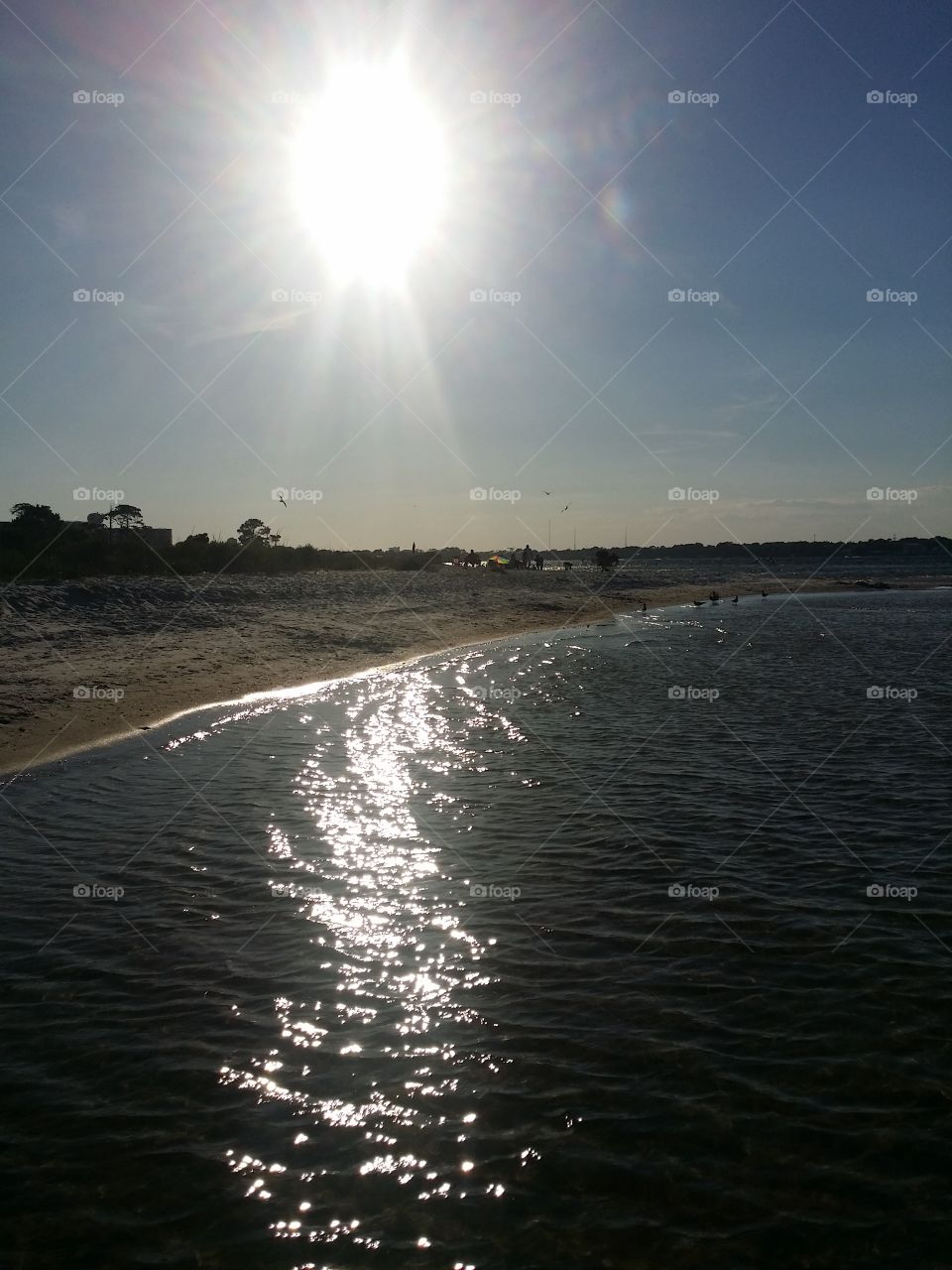 Beach, Sunset, Water, Sun, Ocean