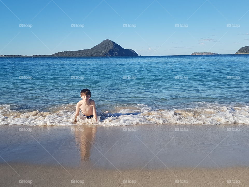 Beach play