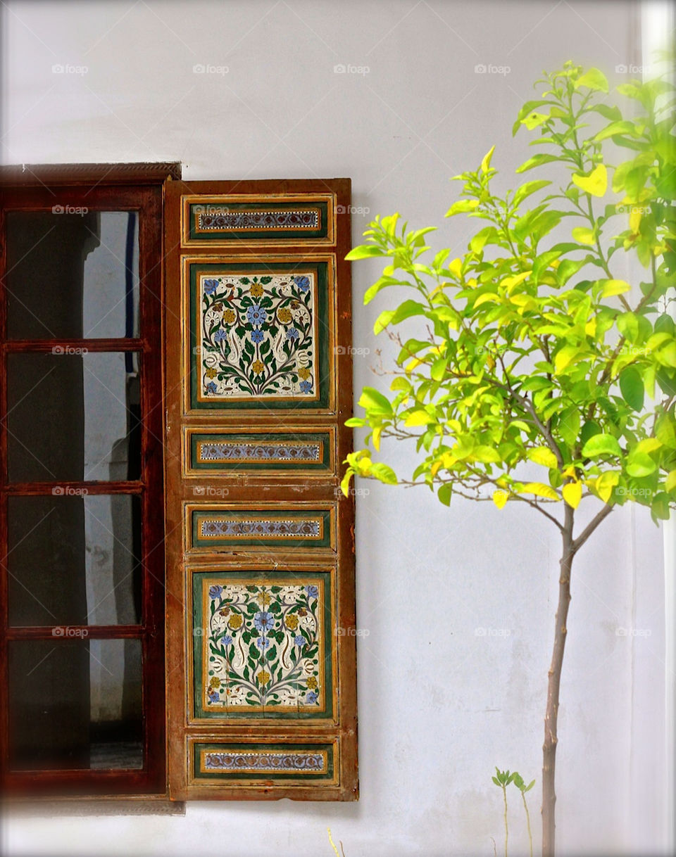 Courtyard in morocco