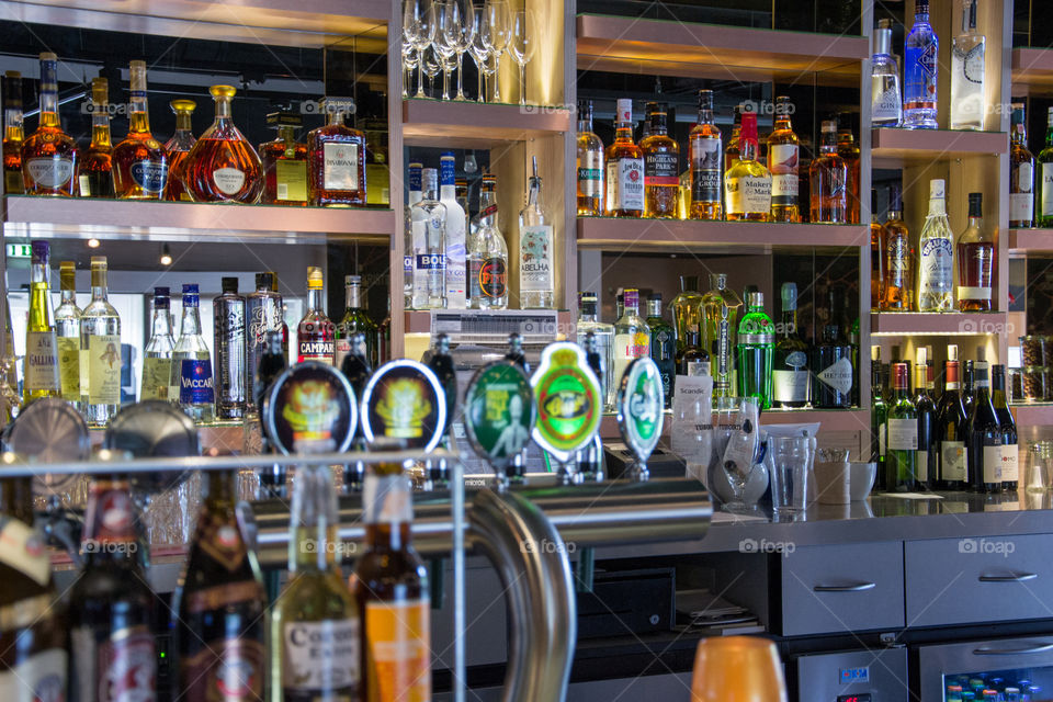 Bar in a hotel in Denmark.