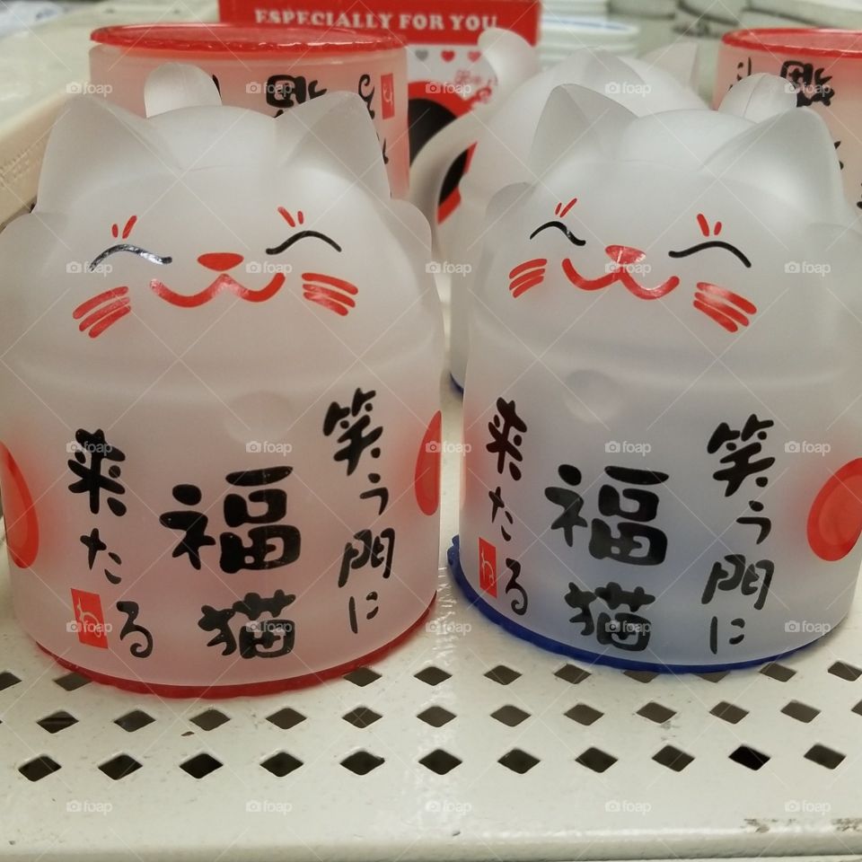 Kitty cat mugs