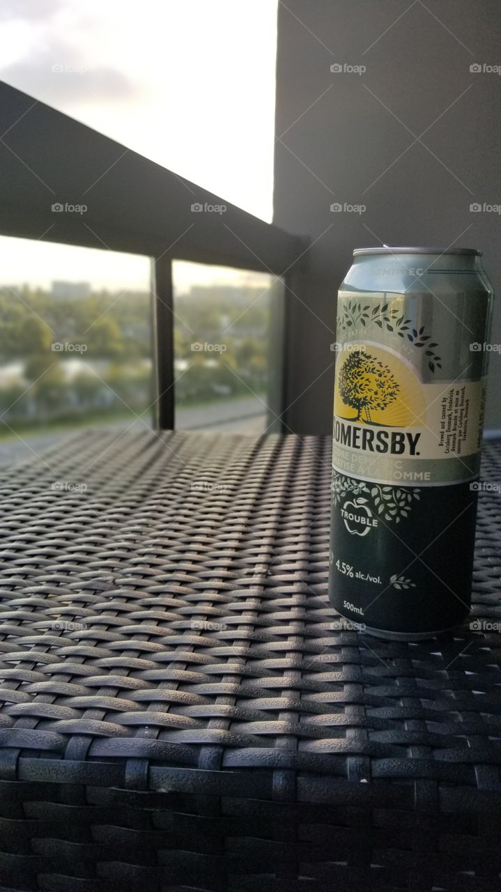 summer evening with a Somersby