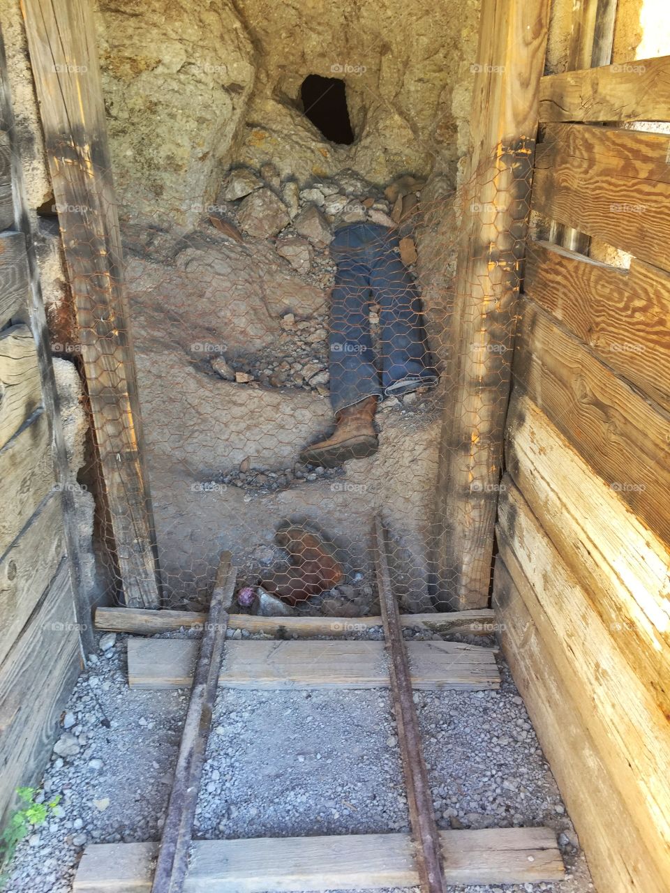 A died in the mine. A died in the Silver mine at Oatman,AZ