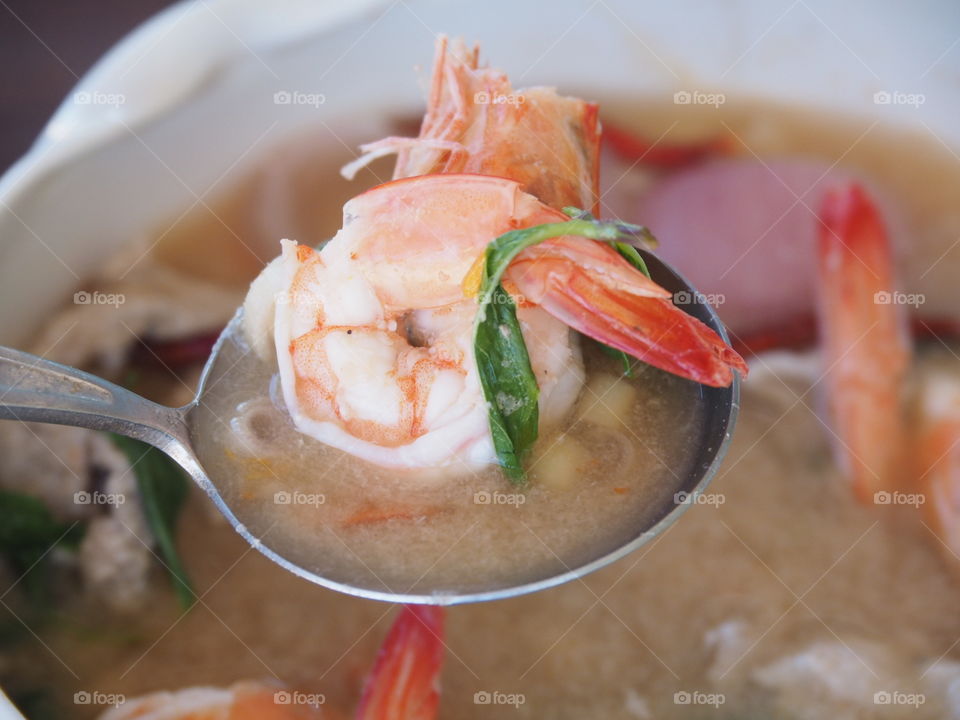 Thai food, tomyum Kung