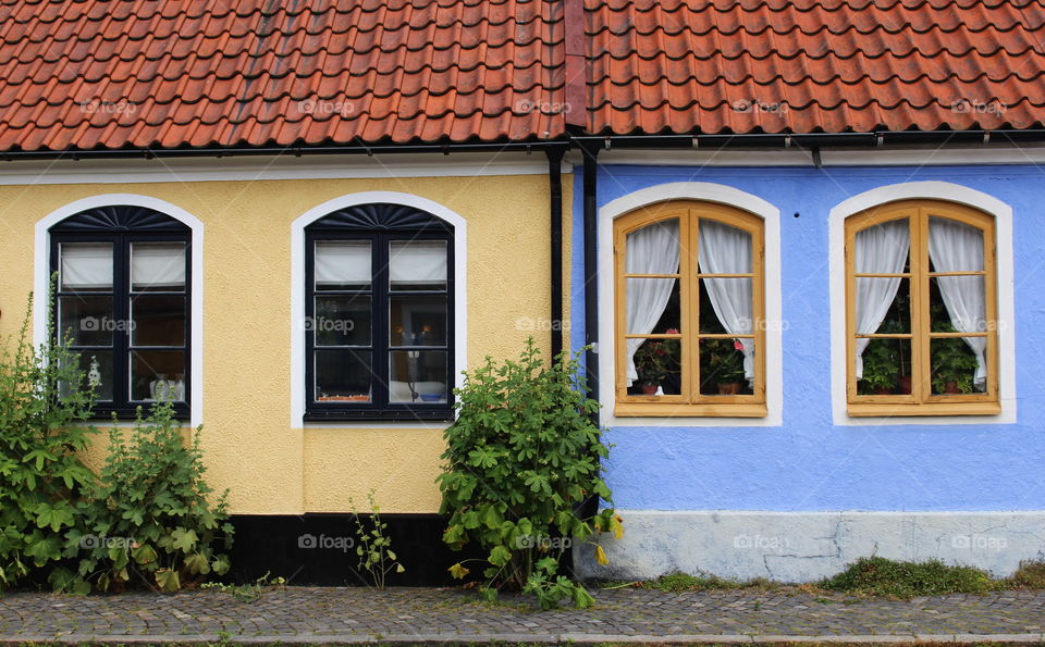 Windows in Simrishamn.