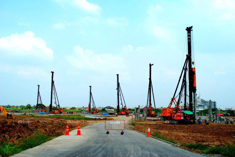 Construction of the large machine