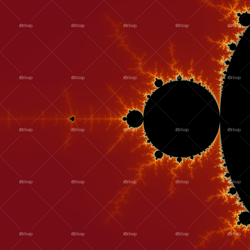 front. the front of a fractal