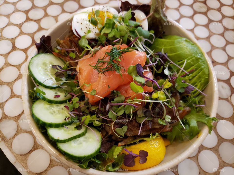 Salmon salad