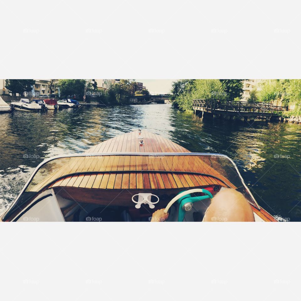 Boat ride in Stockholm