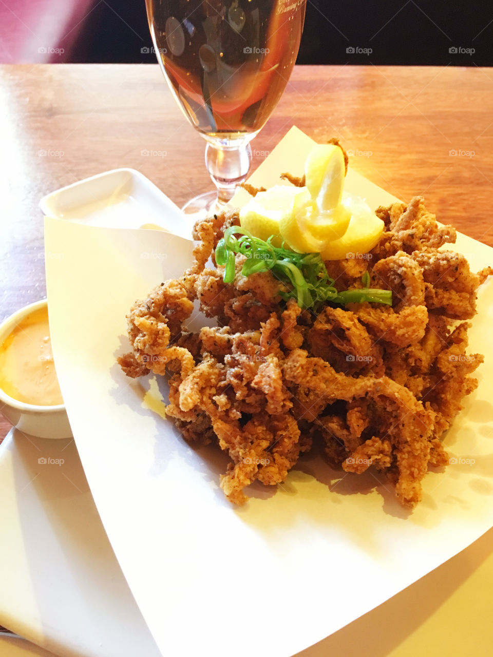 Fried calamari