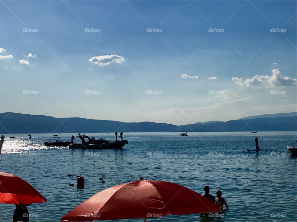 Vip Operator comercial in Ohrid Lake