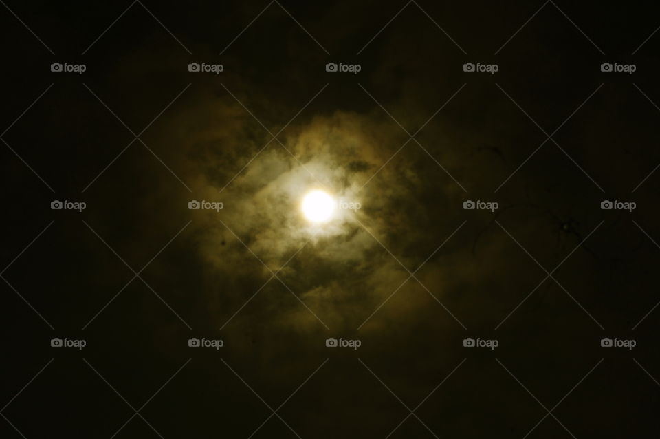 sun with small aperture