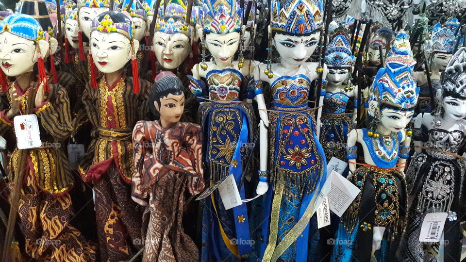 wayang golek is a traditional art from west java.