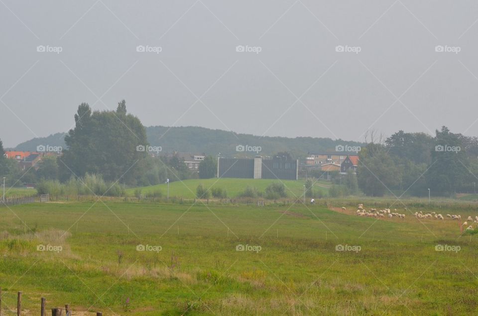 On top of the Roertunnel.