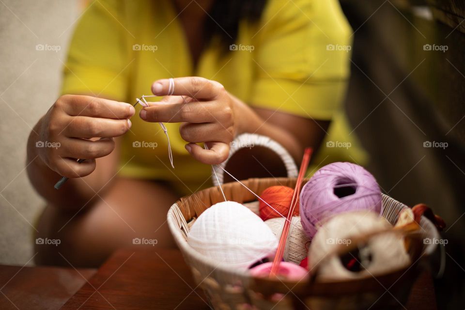 Crocheting