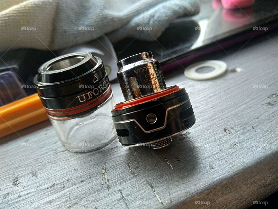 burnt voopoo uforce vape coil