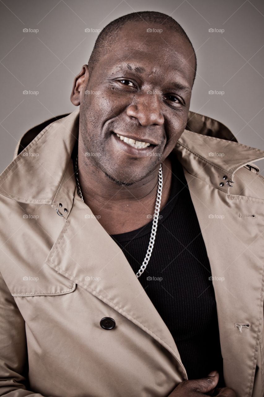 happy black smile coat by ahilton2007