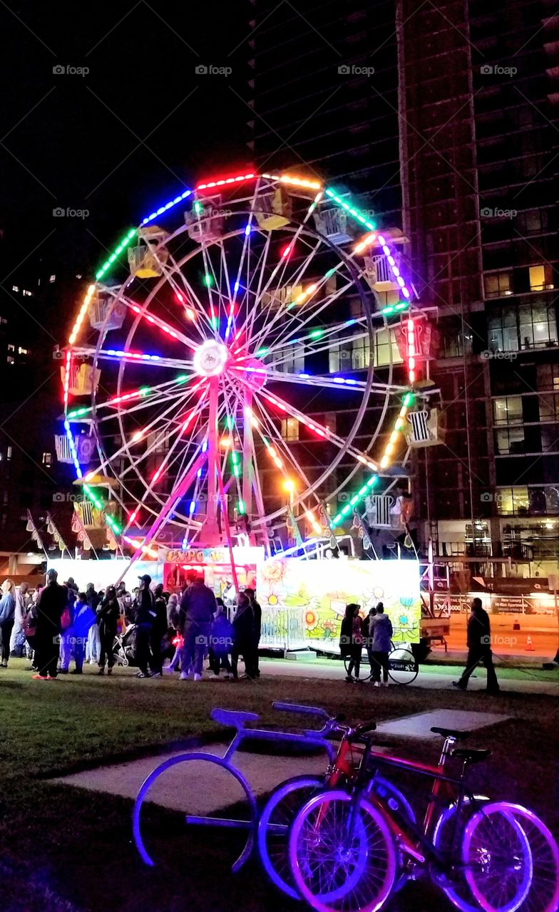 night on the boardwalk
