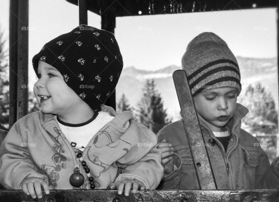 Playing on a train 