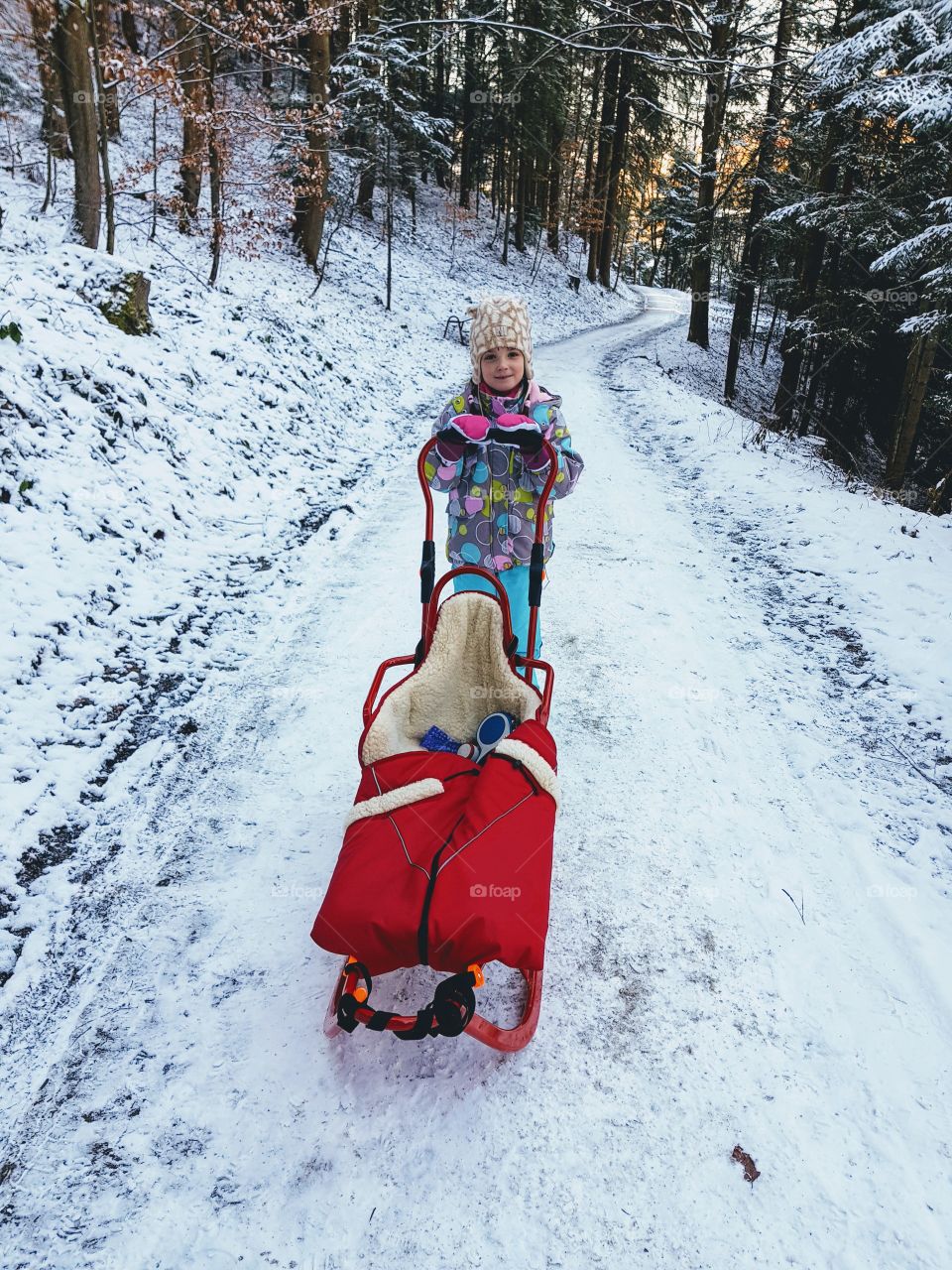 Having fun in winter