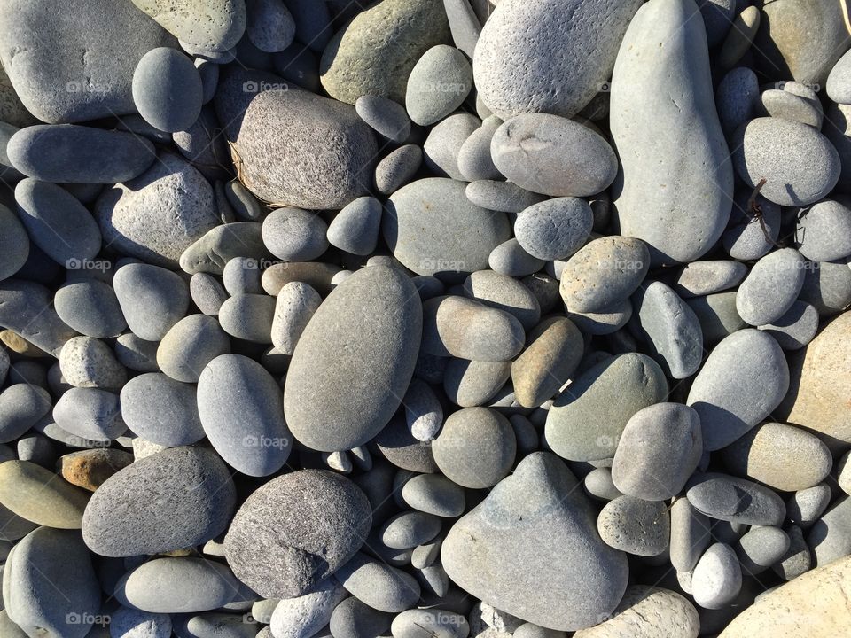 Beach stones in Nova Scotia 