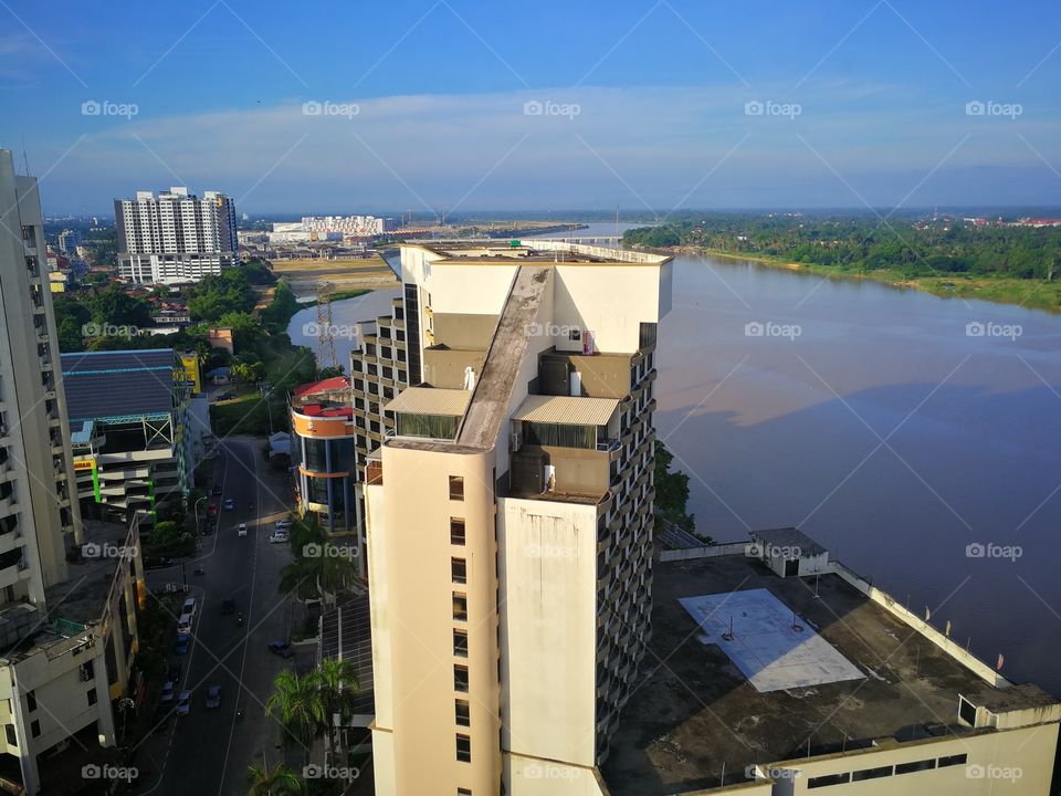 City plus river view from 18th floor