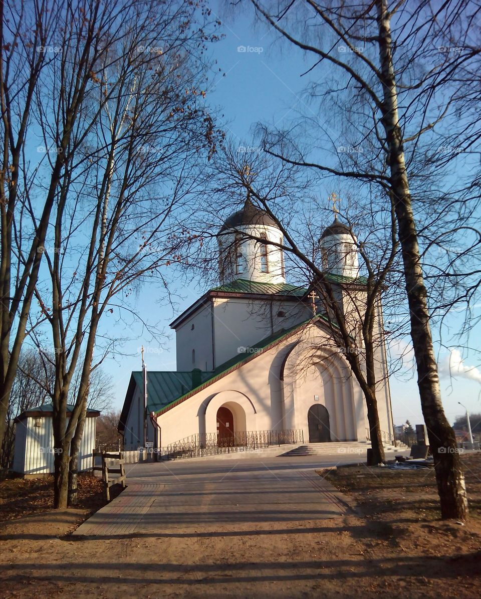 Church, Architecture, Religion, Cross, No Person