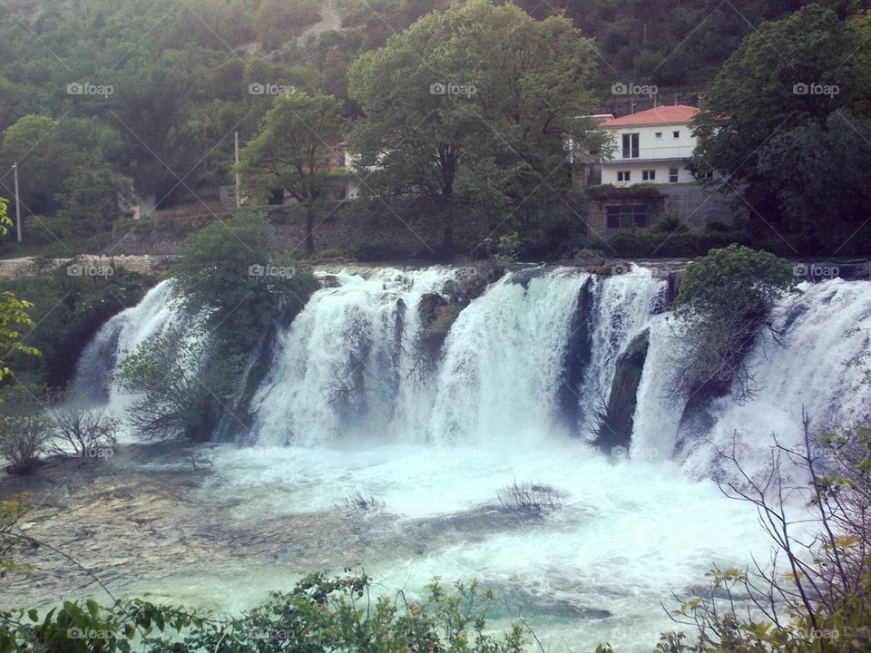 Provalije waterfall