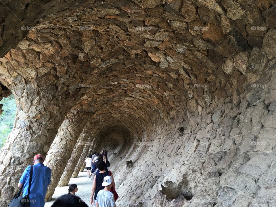 Gaudi park Barcelona 