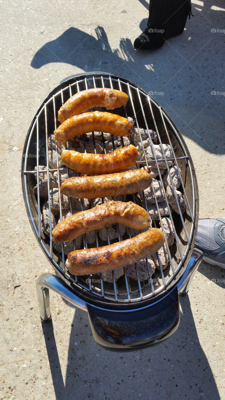 Tailgating, fire up the grill.