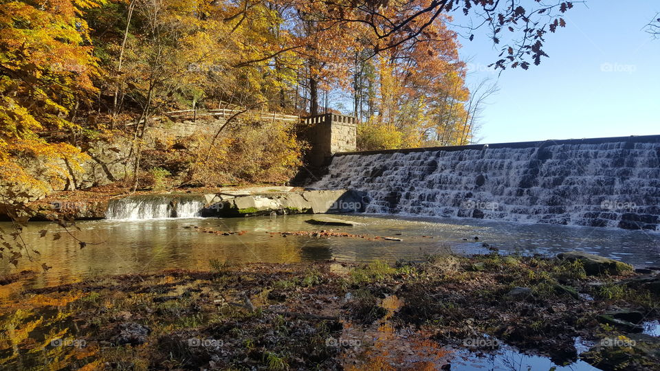 Fall waterfall