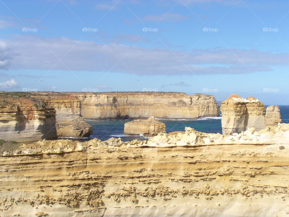 ocean sky clouds coast by Ross.stuff