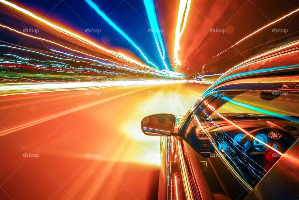 traveling at speed of light