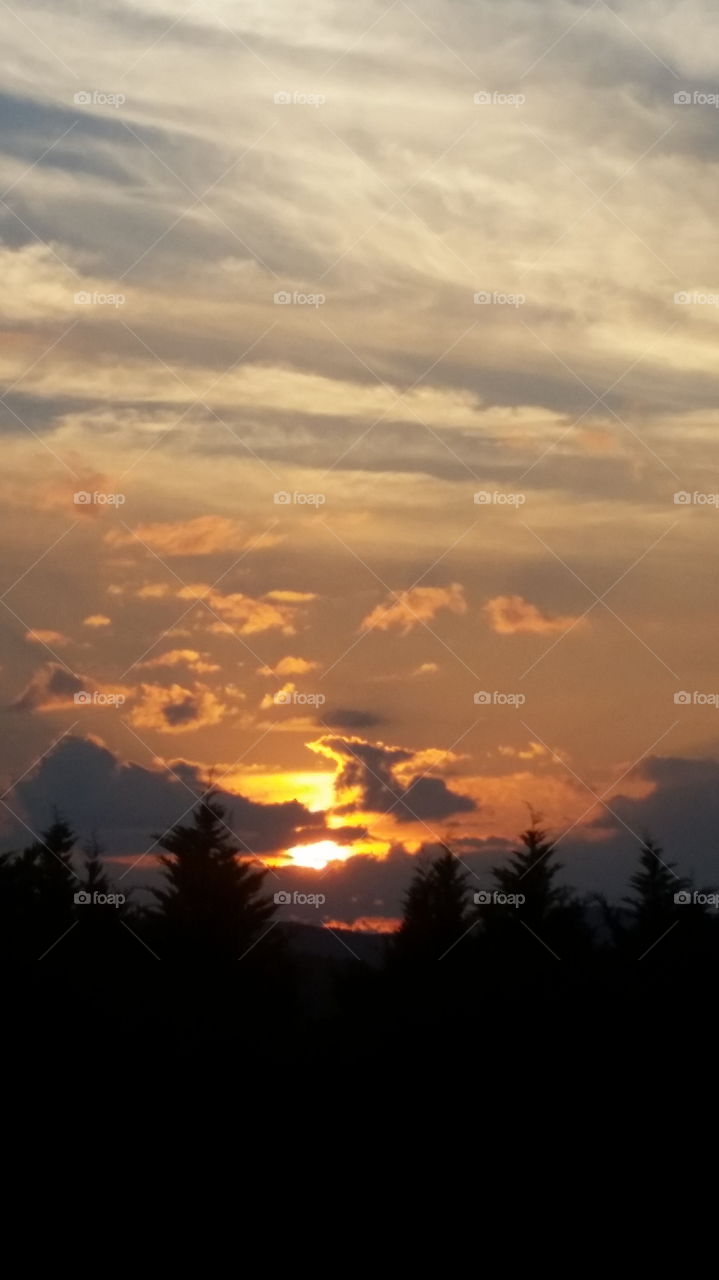 Sunset, No Person, Dawn, Sun, Evening