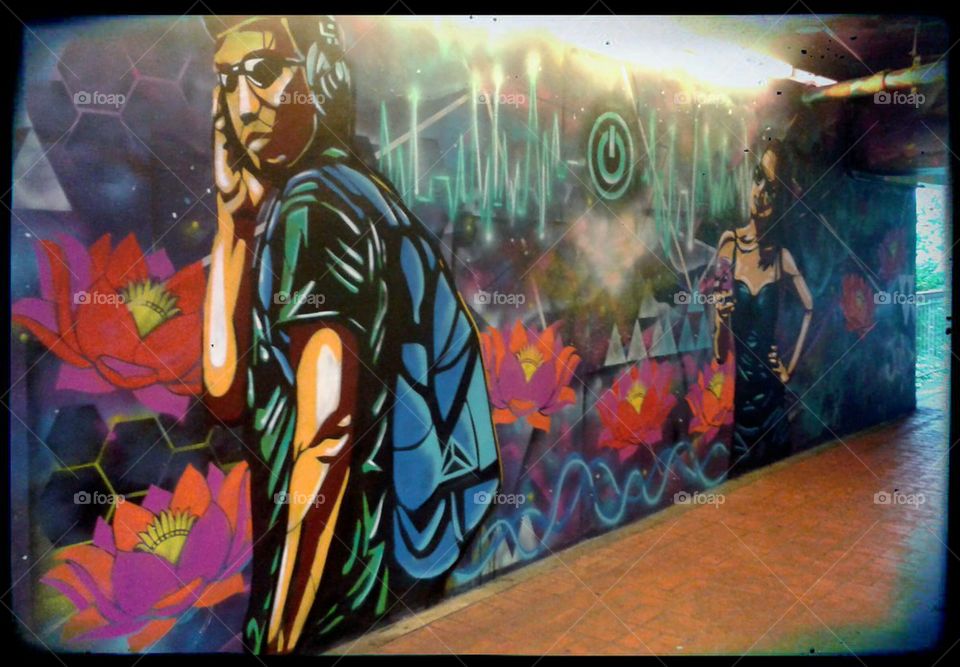 wall grafitti