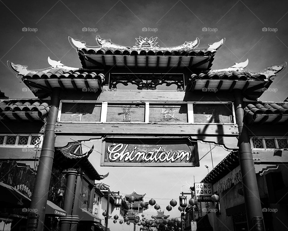 Entrance to China Town, Los Angeles