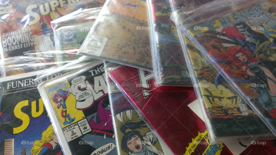 comic book stash. collectors collectors...