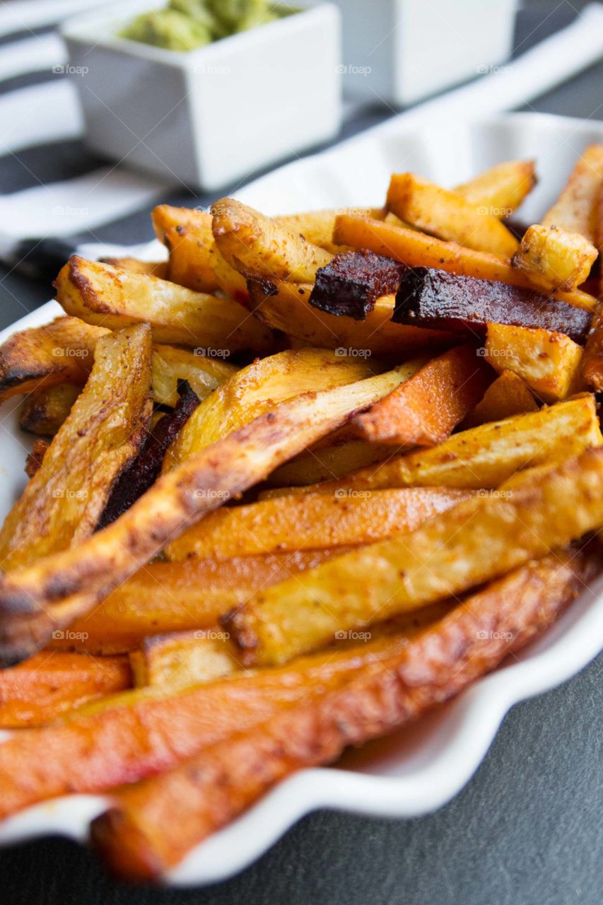 Fries and dips