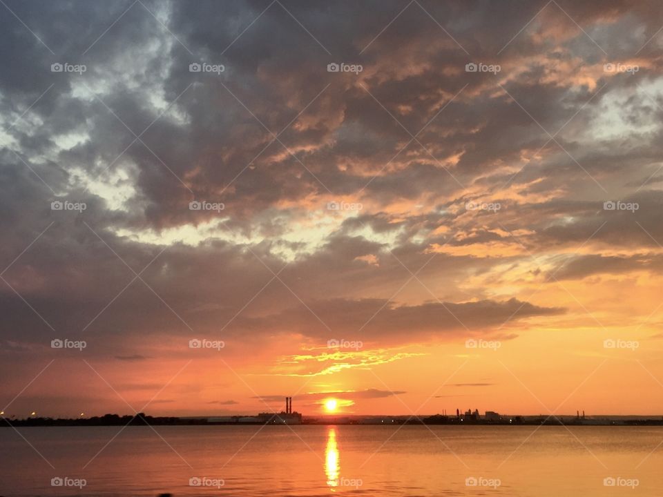 Jersey sunset