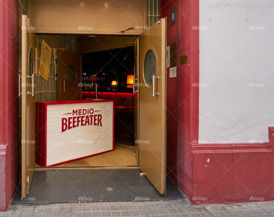 Pub door