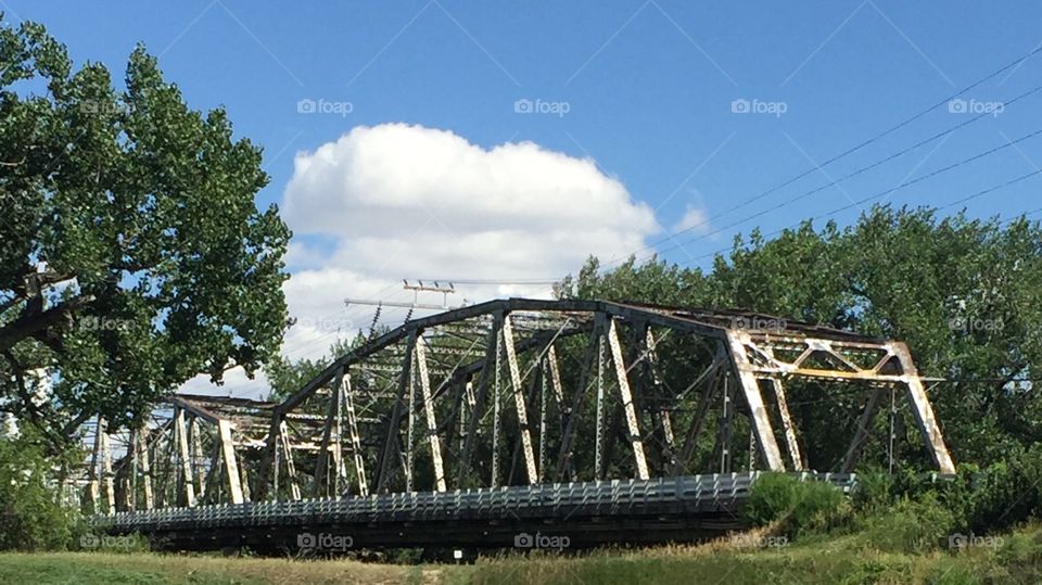 Bridge, Wood, No Person, Sky, Outdoors