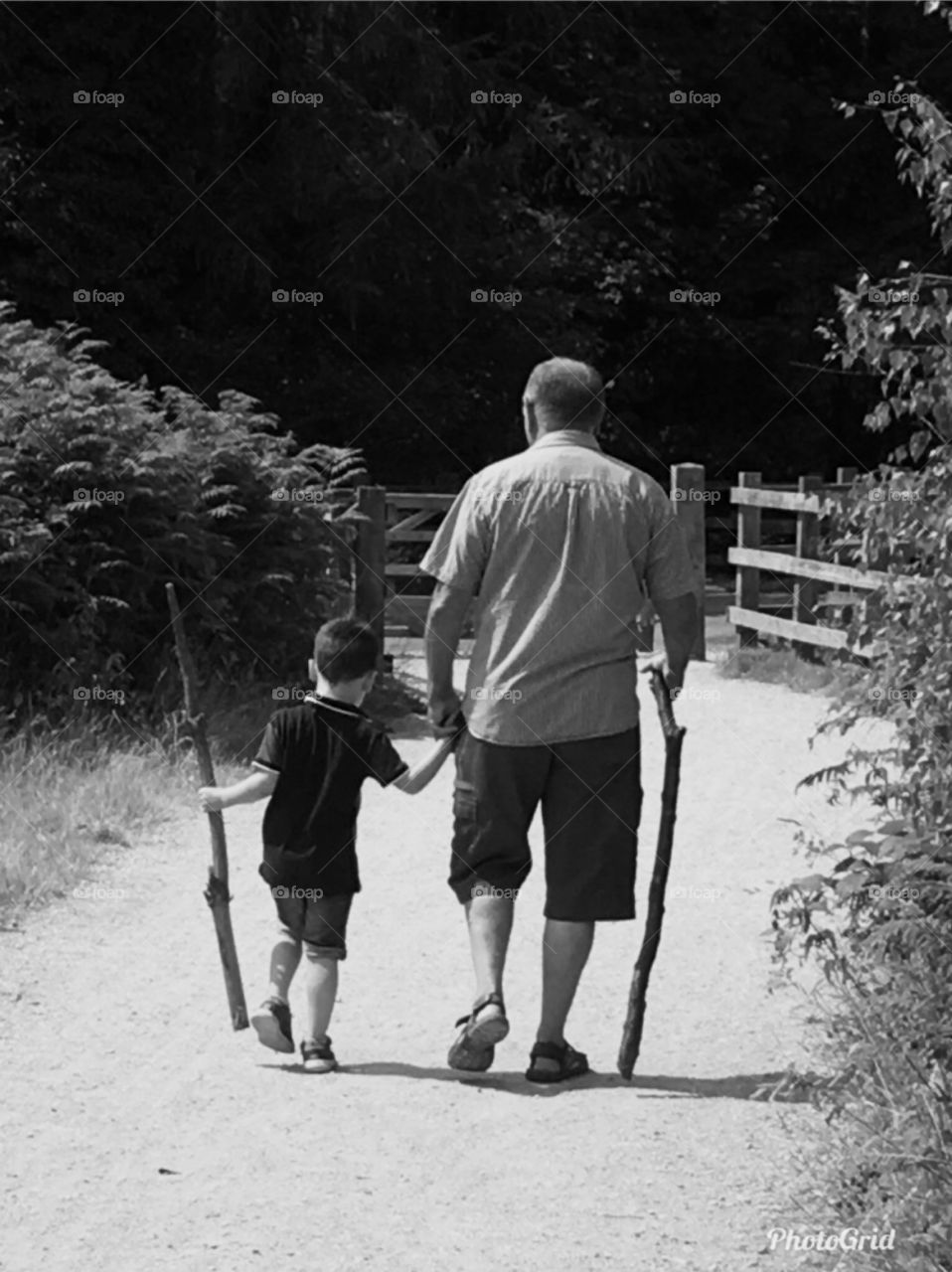 Grandfather and Grandson 