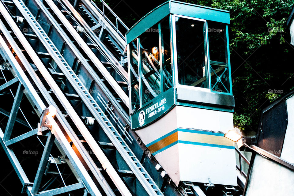 The Funicular in Quebec City