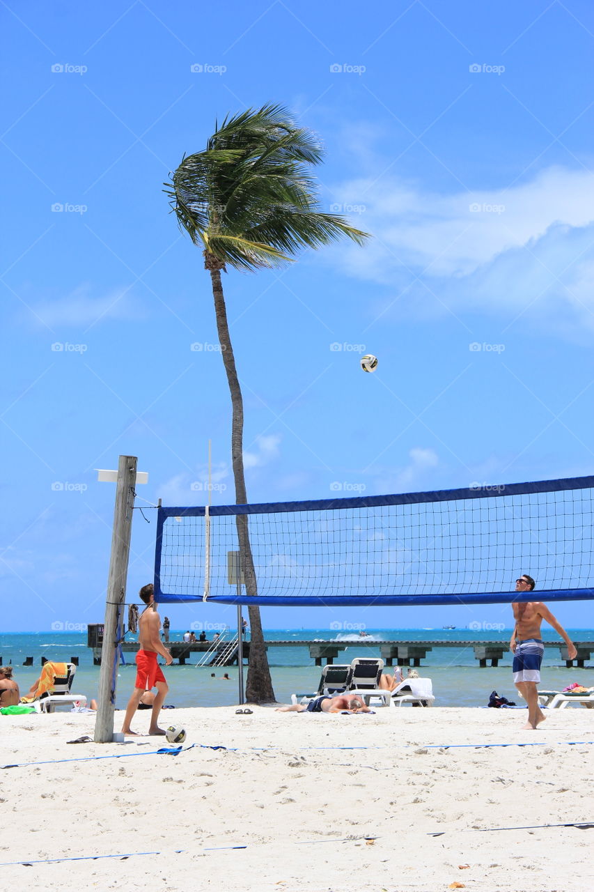 Beach volleyball 