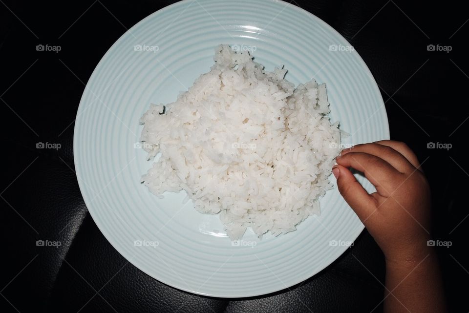 Trying to get some rice