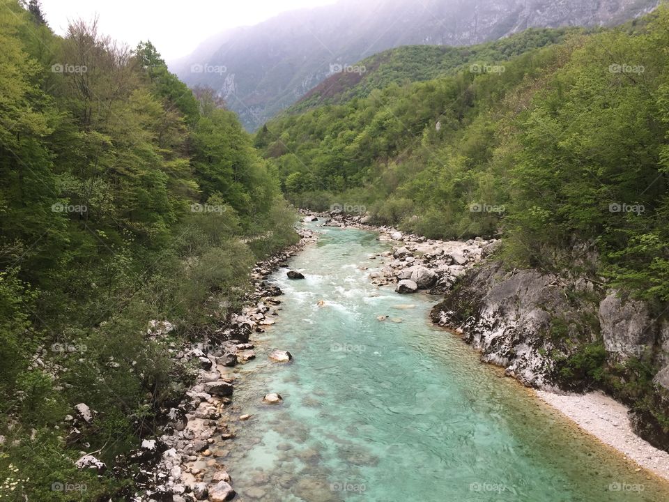 Slovenia - Emerald green river
