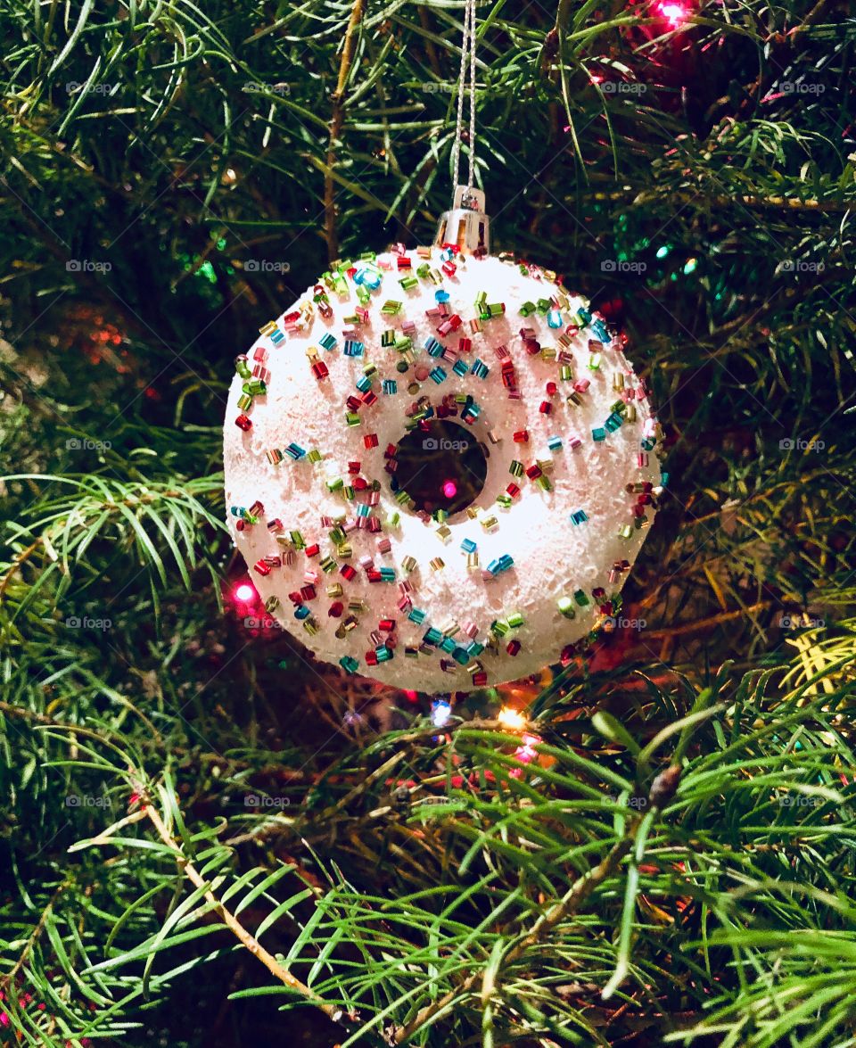 Donut ornament
