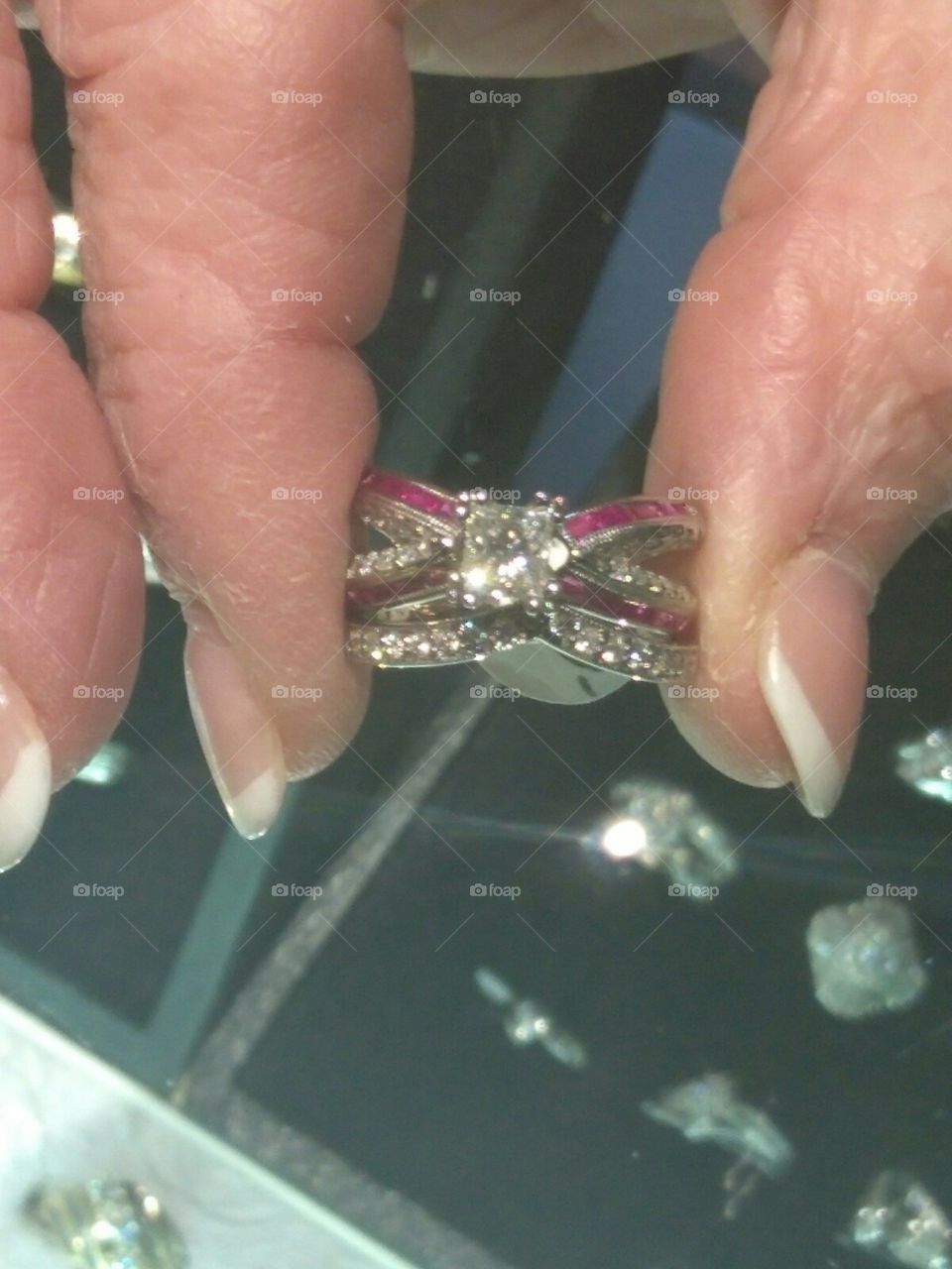 Ruby cuteness wedding ring