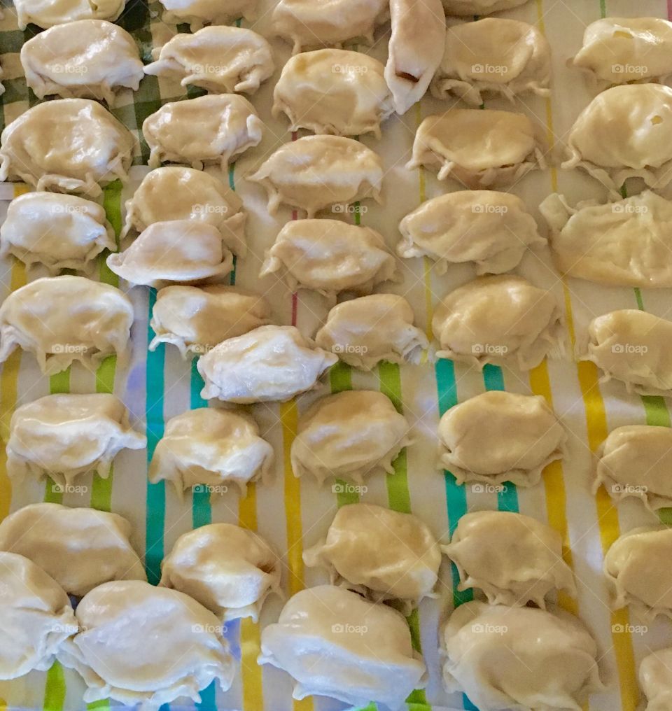 Pirogie making day is a long family tradition. 