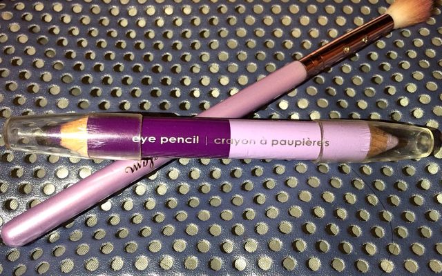 Purple makeup
